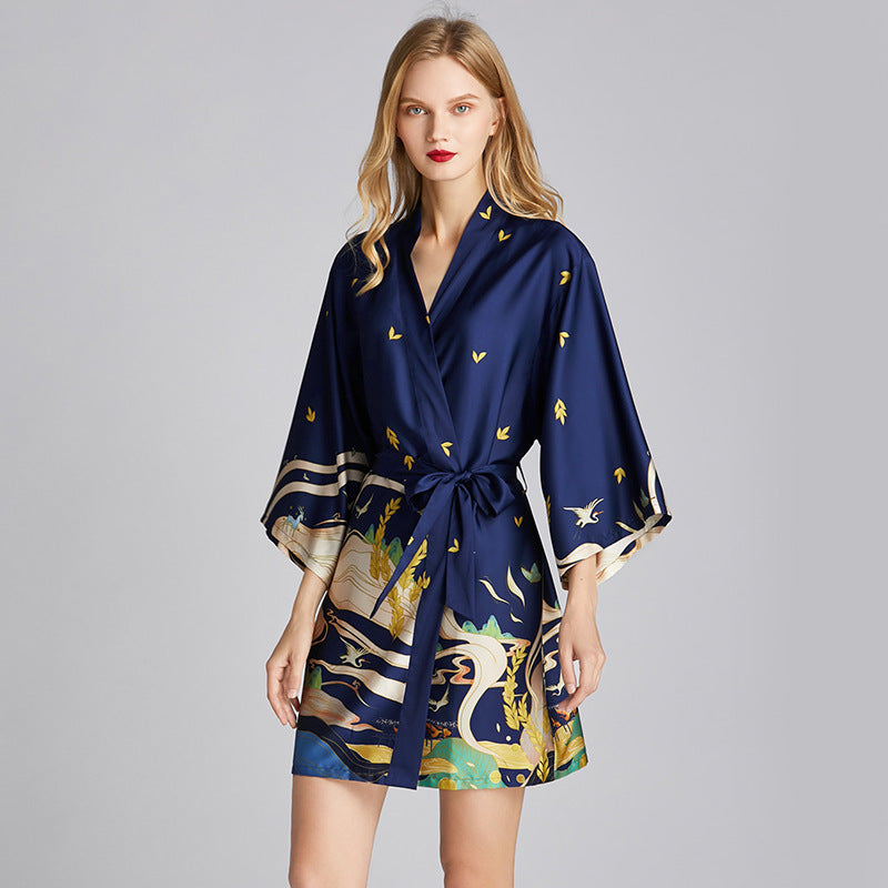Robe d'été en soie