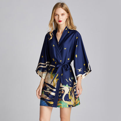 Robe d'été en soie